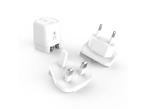 ADAM elements OMNIA P3 USB-C 33W Compact Wall Charger biały