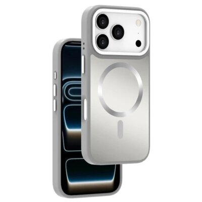 Etui WINNER GROUP Shining Elegance MagSafe do Apple iPhone 17 Pro Srebrny