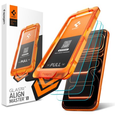 Szkło hartowane SPIGEN ALM Glas.TR Slim do Apple iPhone 17 Pro Max (3 szt.)