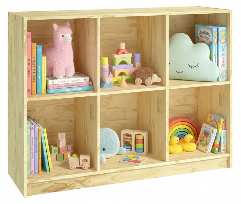 Drewniany regał na zabawki D8-T86