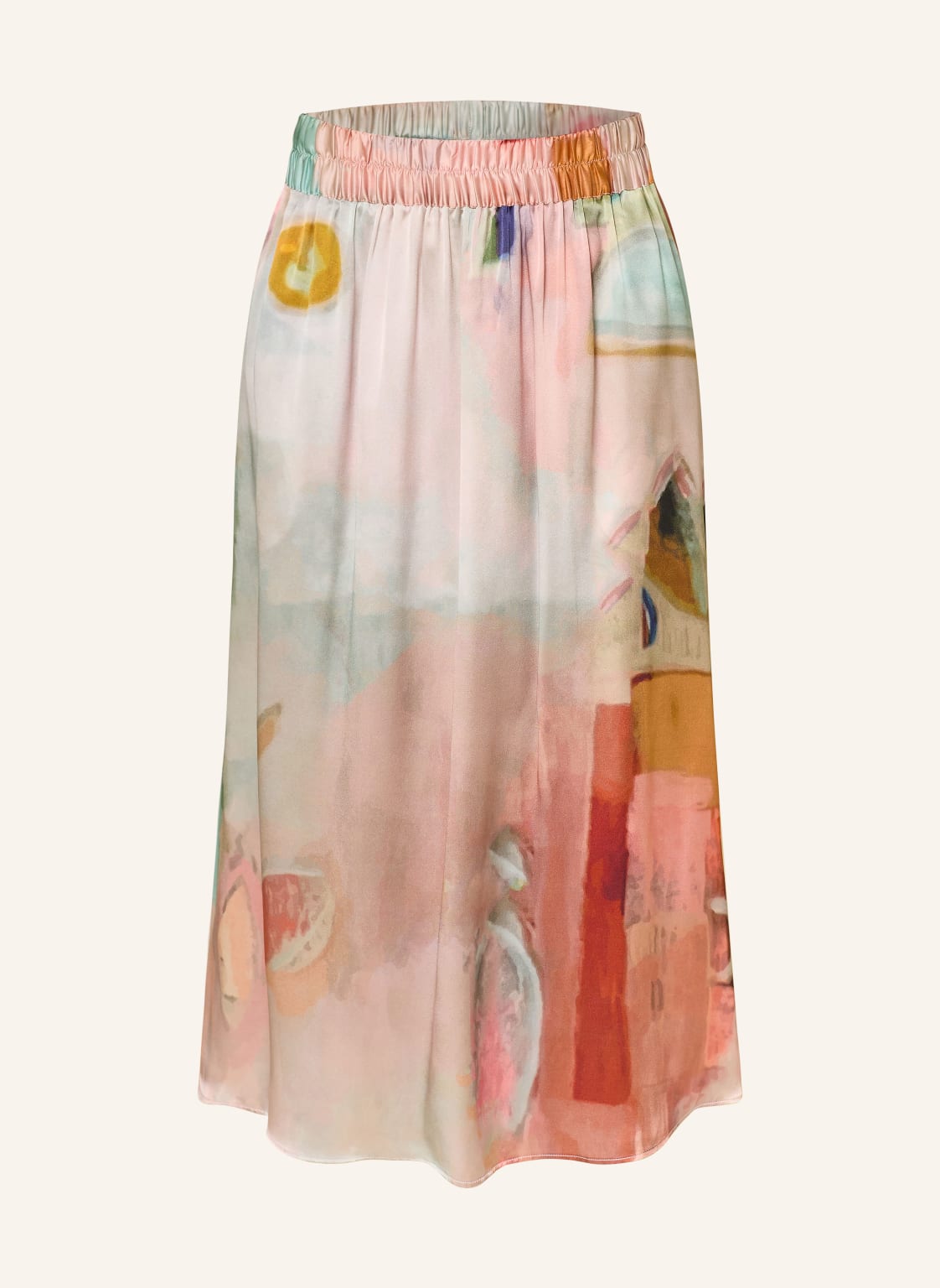 (The Mercer) N.Y. Jedwabna Spódnica rosa