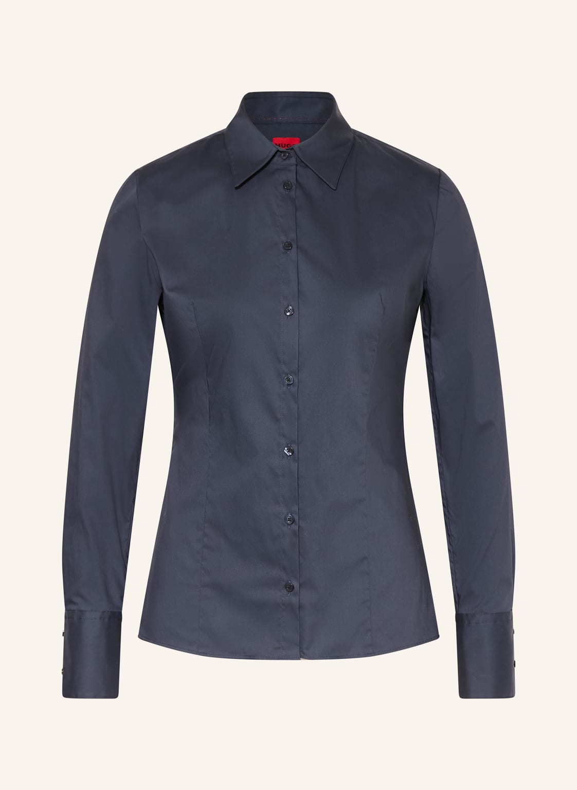 Hugo Bluzka Koszulowa The Fitted Shirt blau