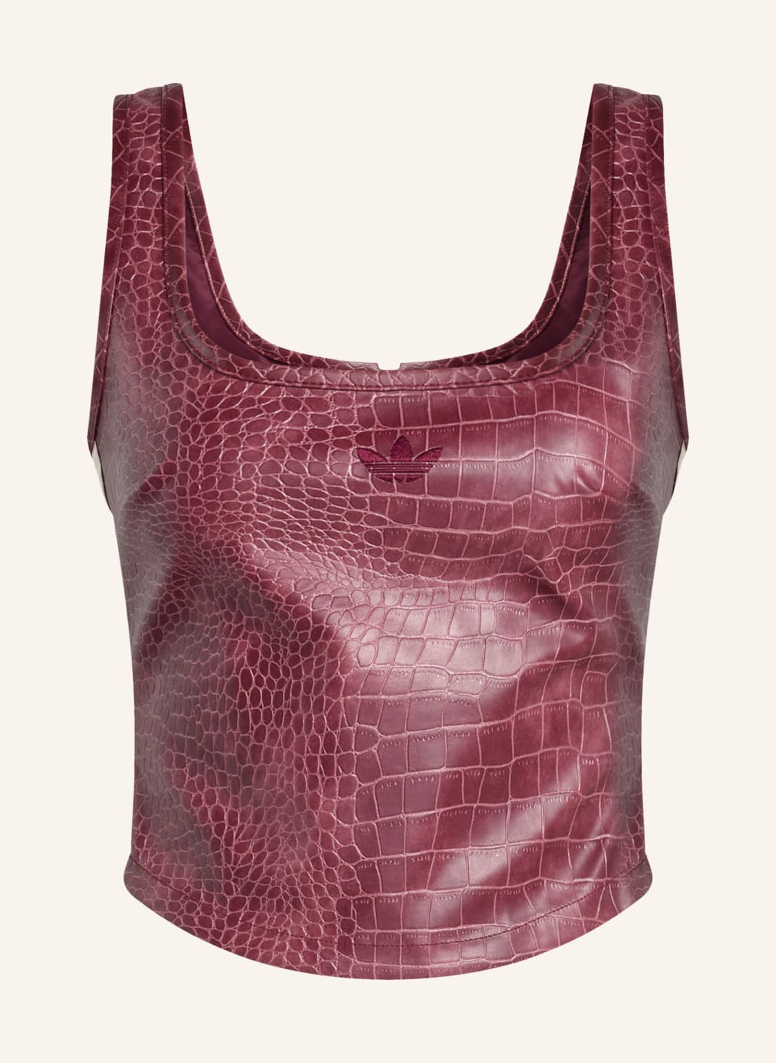 Adidas Originals Top W Stylu Skórzanym rot