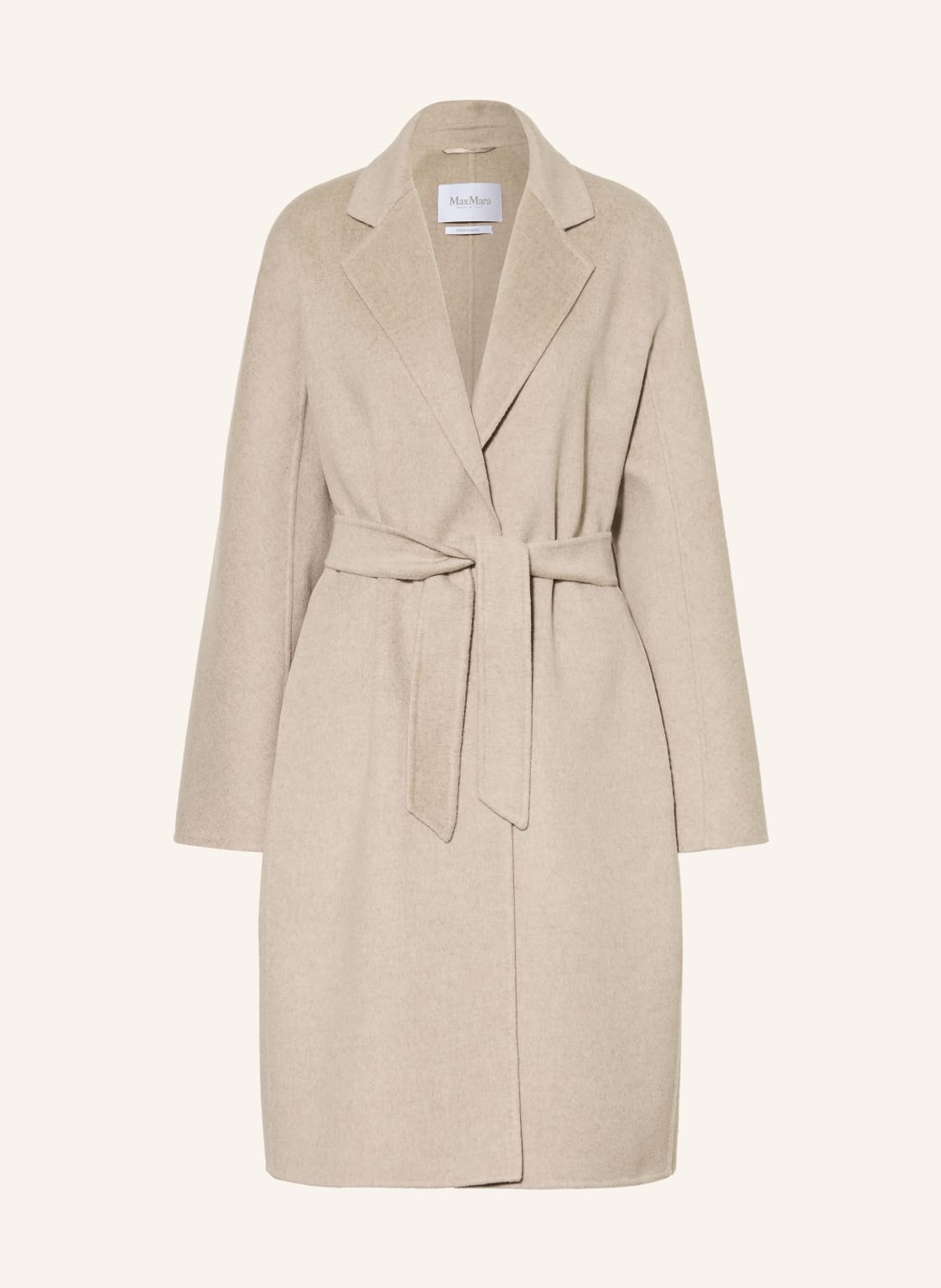 Max Mara Płaszcz Z Kaszmiru Maceri beige