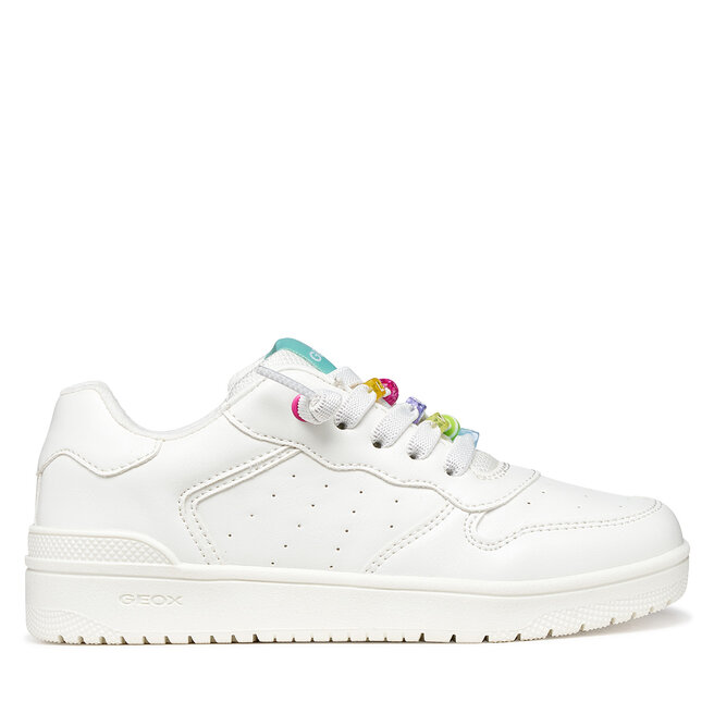 Sneakersy Geox J Washiba Girl J45HXD 000BC C0653 S Biały