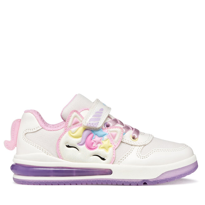 Sneakersy Geox J Sketlite Girl J65NWB 0EWBC C0406 S Biały