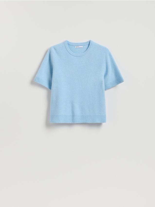 Reserved - Wełniany sweter - jasnoniebieski