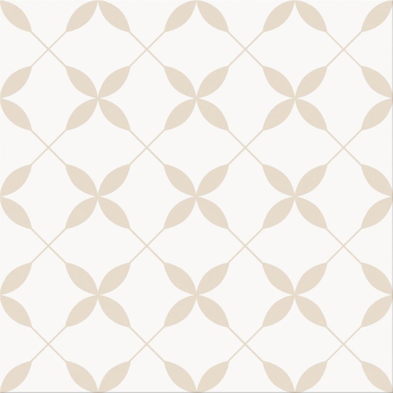 Gres Leonora GoodHome 30 x 30 cm white geometric 1,33 m2