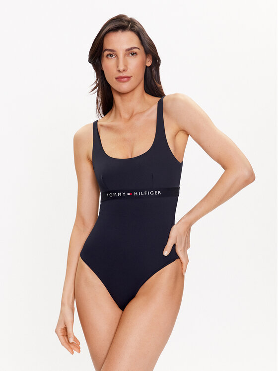 Tommy Hilfiger Strój kąpielowy UW0UW04126 Granatowy