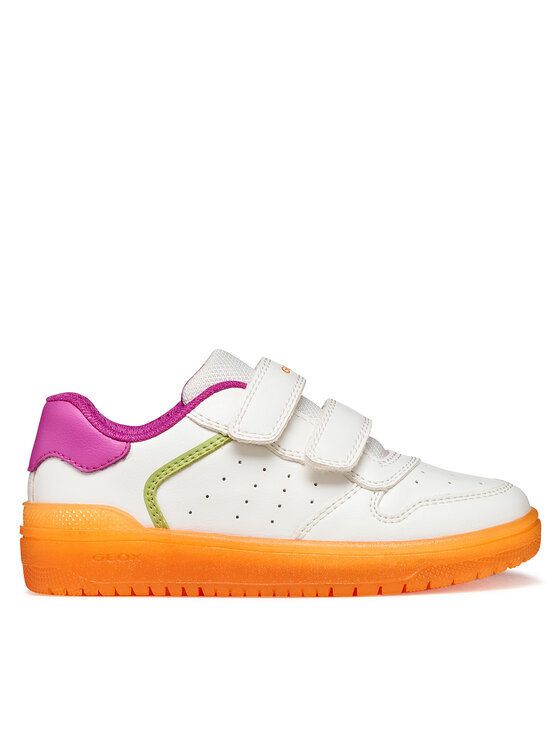 Geox Sneakersy J Washiba Girl J45HXB 0003W C0422 D Biały