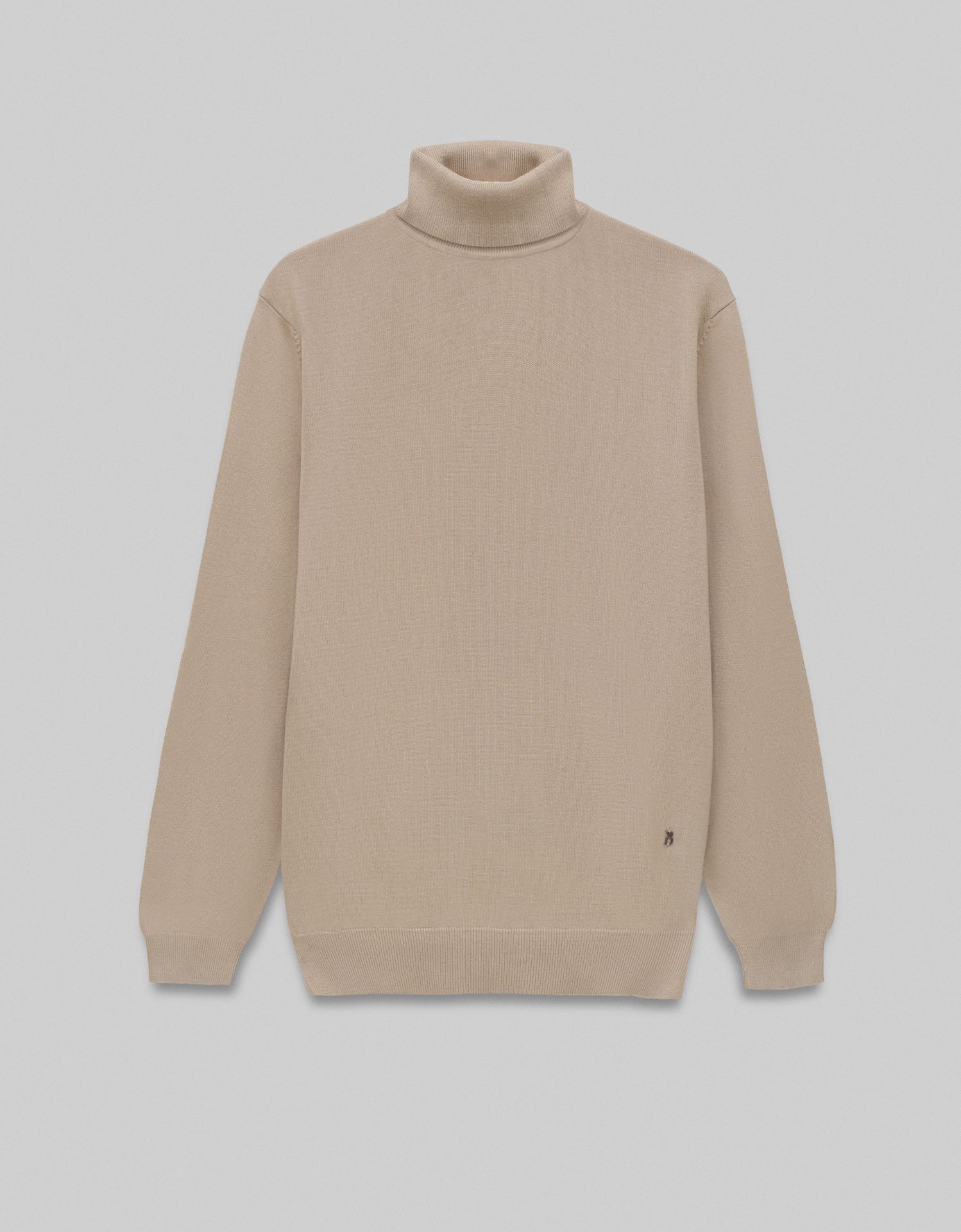 Sweter męski goriano golf beżowy