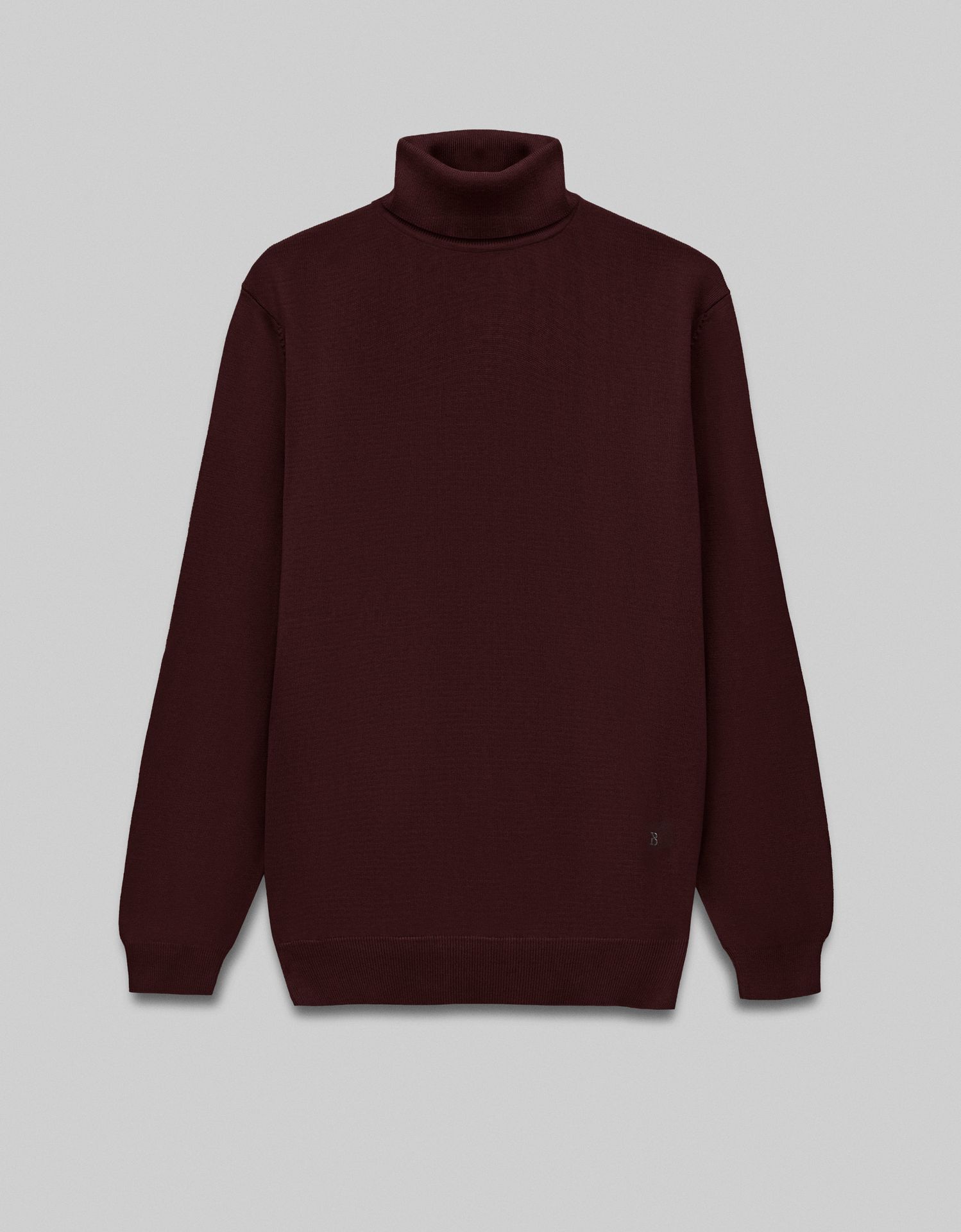 Sweter męski goriano golf bordowy