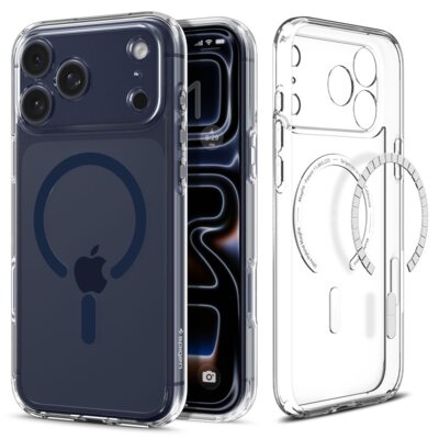 Etui SPIGEN Ultra Hybrid Mag MagSafe do Apple iPhone 17 Pro Max Przezroczysto-granatowy