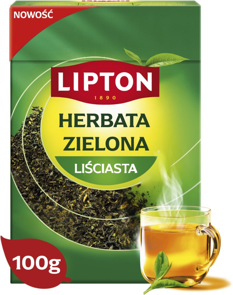 Herbata zielona liściasta Lipton Original 100g