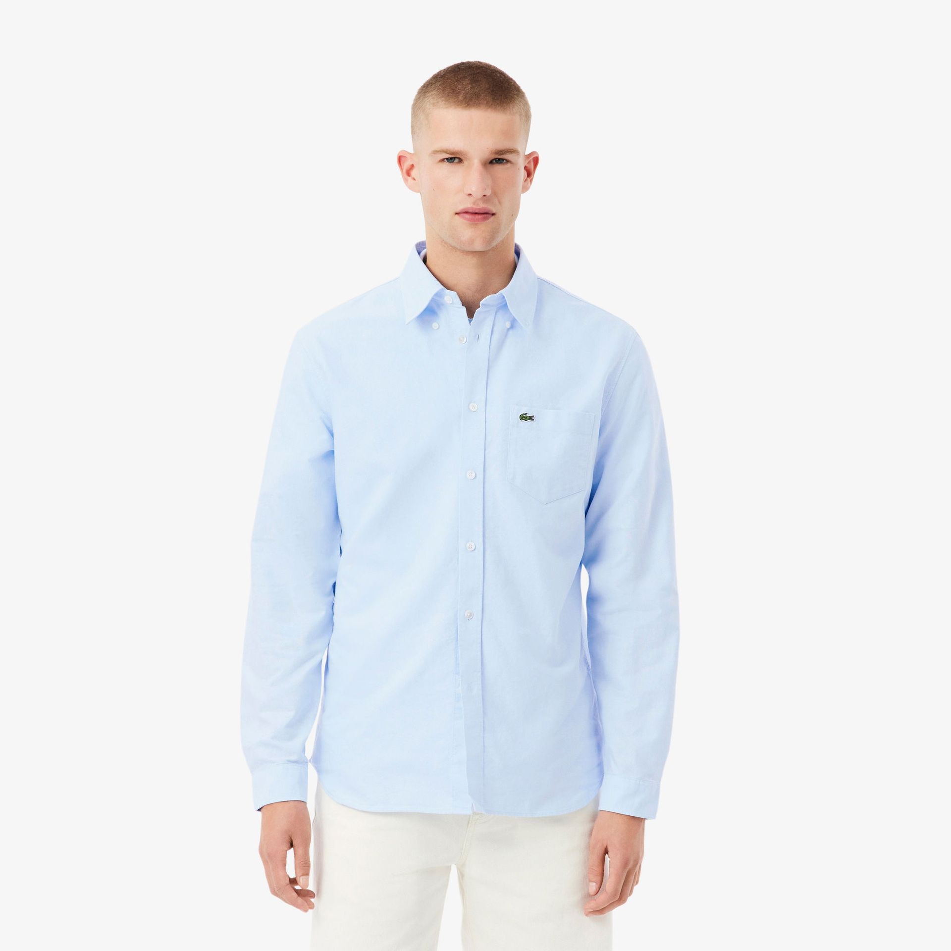 Lacoste Regular fit cotton Oxford shirt