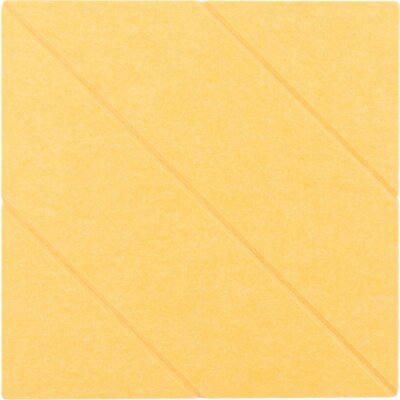 Panel dekoracyjny MULTIDECOR Felly Kwadrat 02 40 x 40 cm Żółty (2 szt.)
