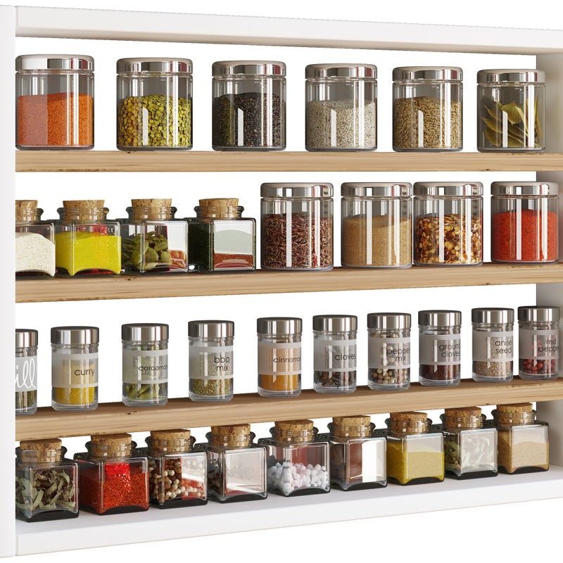 Szafka wisząca na meble kuchenne Esaldi Biały / Dąb miodowy W. 40 x S. 60 x G. 10 cm