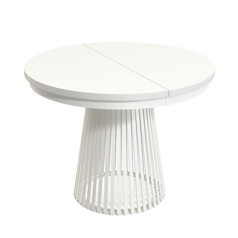 MINIO go for it, Stół rozkładany GORI w kolorze alpejska biel/biały