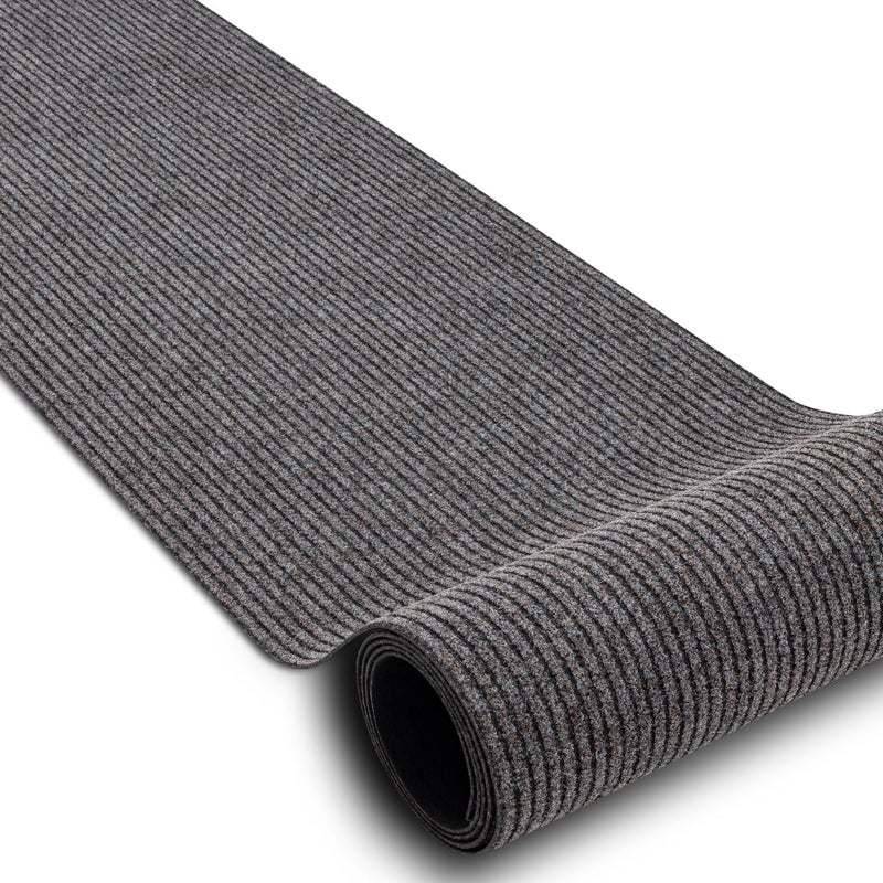 Wycieraczka antypoślizgowa 120 cm GIN 1206 liverpool zewnętrzna, wewnętrzna, na gumie - jasny brąz 120x850 cm