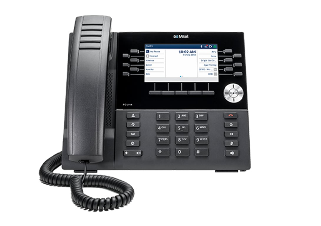 Mitel 6930w telefon VoIP Czarny Wi-Fi 50008386