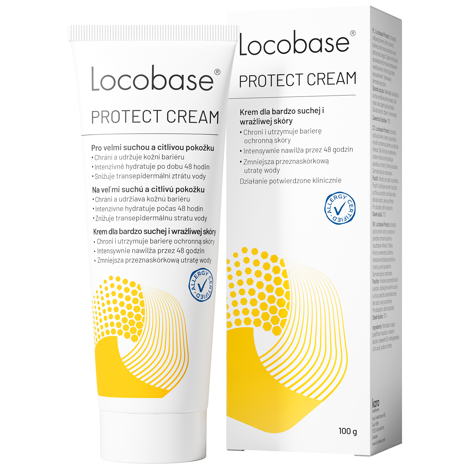 Locobase Protect (dawniej Lipobase), krem do skóry suchej i wrażliwej, 100 g