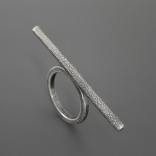 Pierścionek Stick, srebro