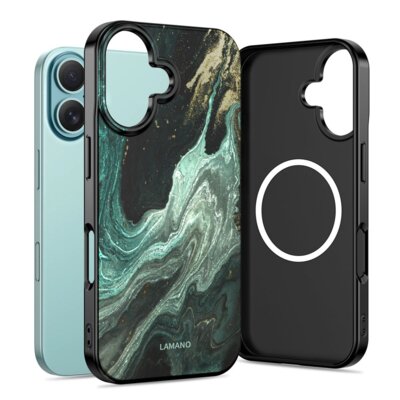 Etui TECH-PROTECT Lamano MagSafe do Apple iPhone 16 Marmur