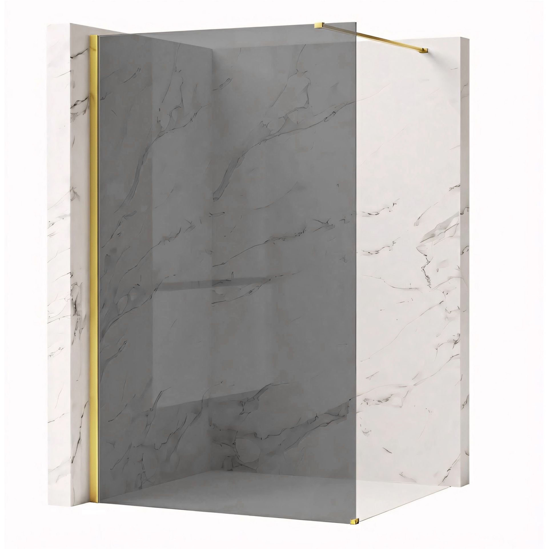 Rea Kabina prysznicowa Walk-In Rea Flexi Grey / Gold 90