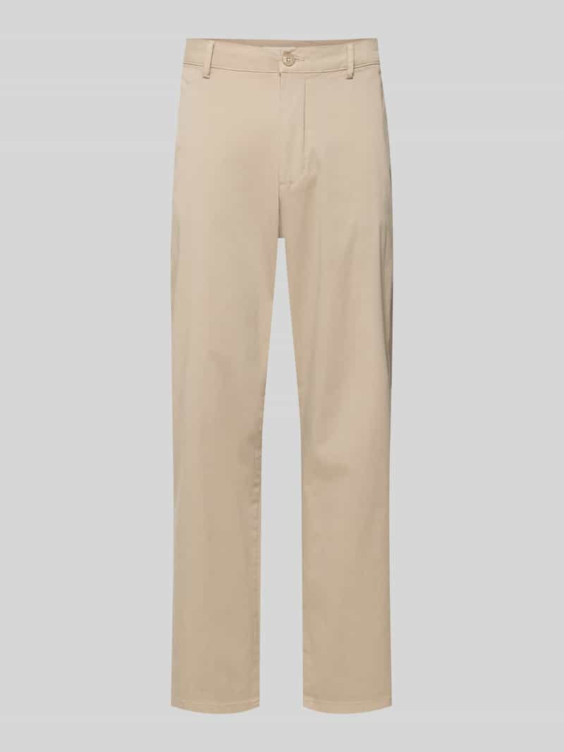 Spodnie materiałowe z kieszeniami z tyłu