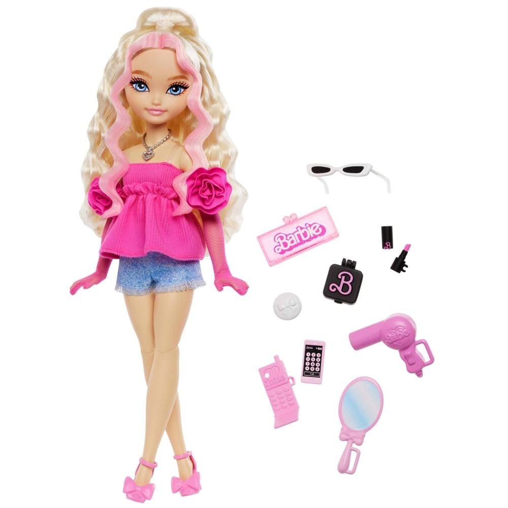 Barbie Dream Besties Malibu Lalka modowa z akcesoriami Zestaw Zabawka HYC21