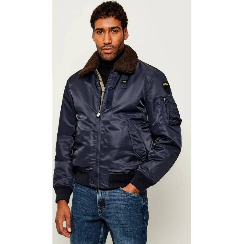 BLAUER Kurtka bomber MARSHALL | Regular Fit | shearling