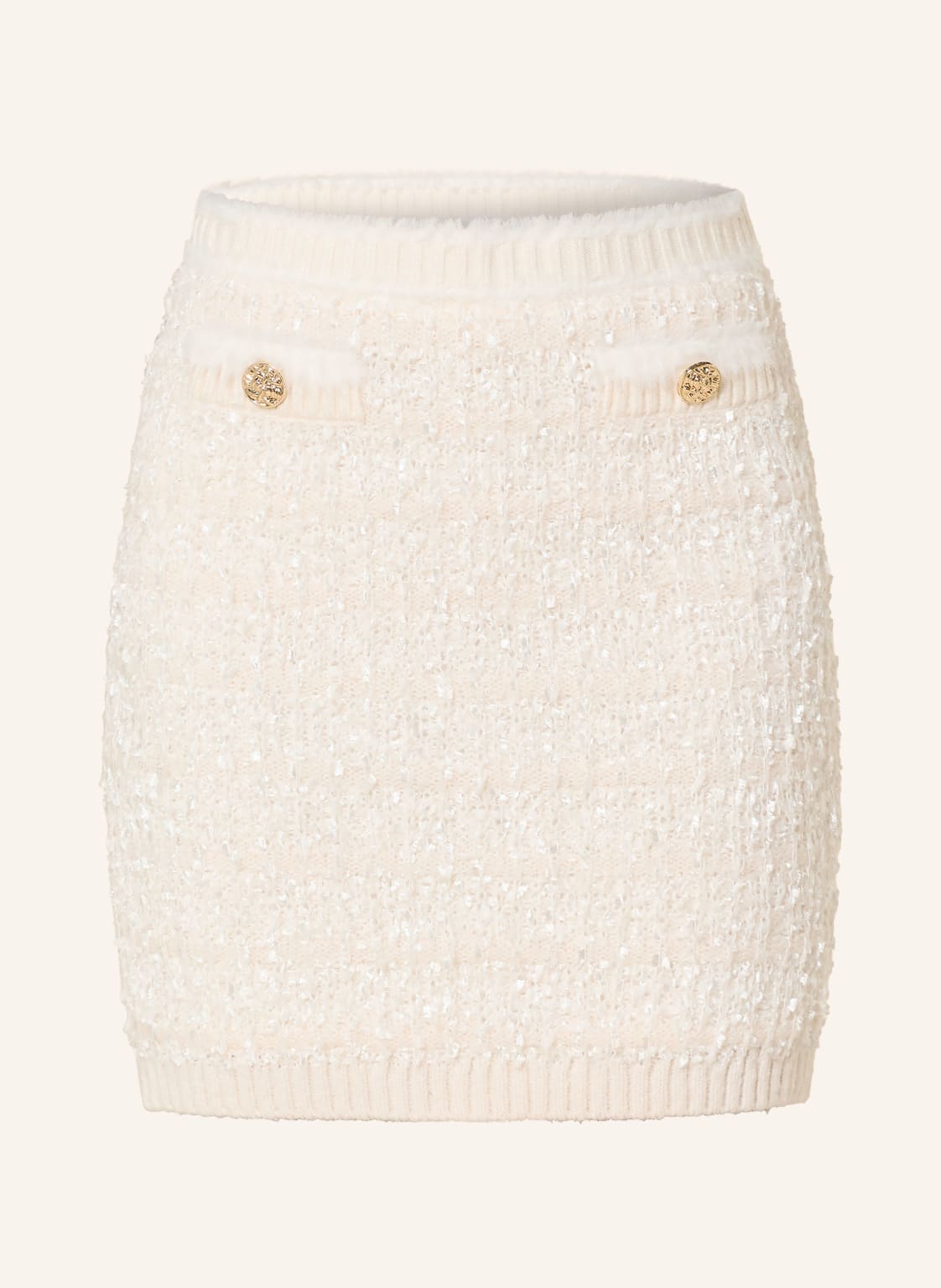 Guess Sukienka Z Dzianiny Aomori weiss