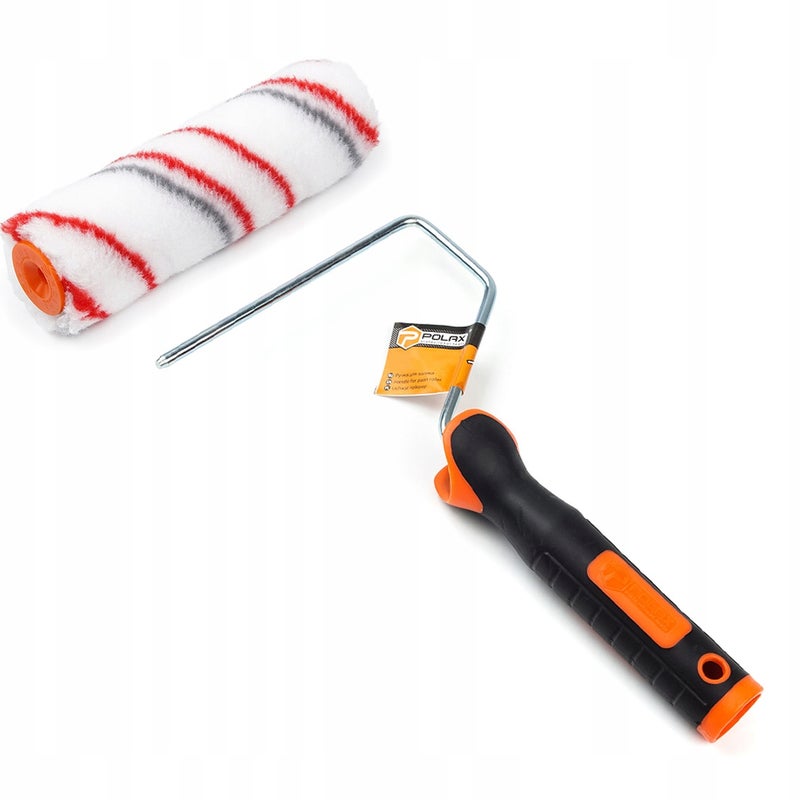 Polax Wałek malarski MULTICOLOR (zapas) 15cm 30mm + Rączka do wałka 6 Х 150mm