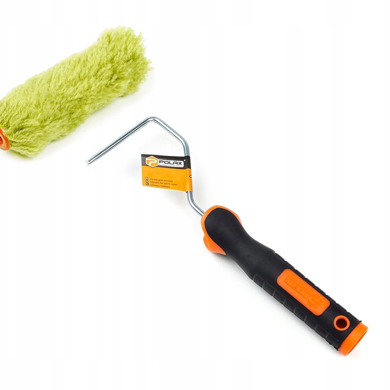 Polax Wałek malarski SYNTEX (zapas) 10cm 15mm (2szt.) + Rączka do wałka 6x100mm