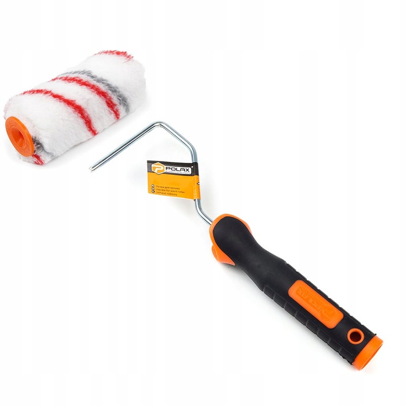 Polax Wałek malarski MULTICOLOR (zapas) 10cm 30mm + Rączka do wałka 6 Х 100mm