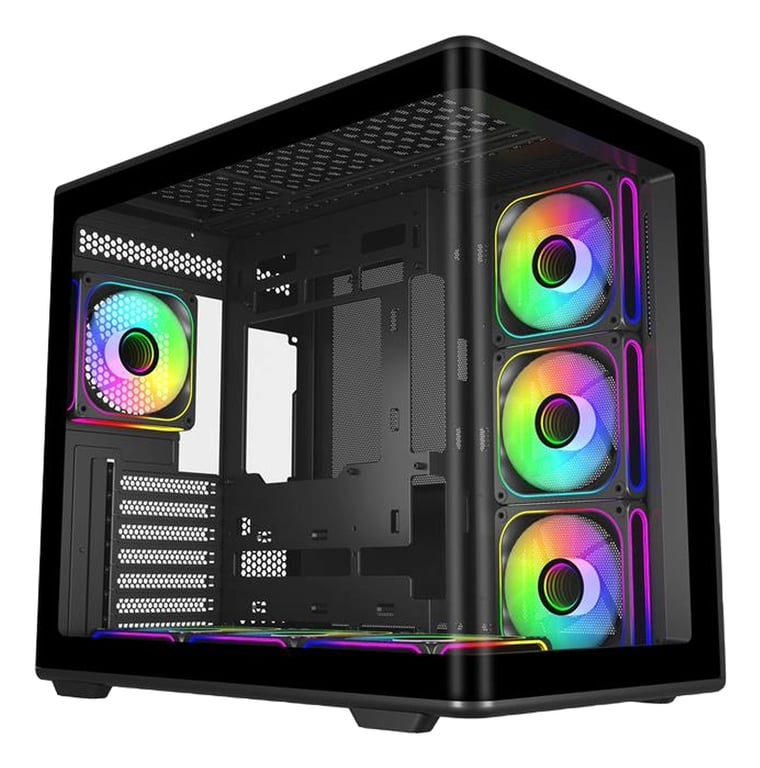 Cooler Master Elite 600 Midi Tower Czarny, Przezroczysty