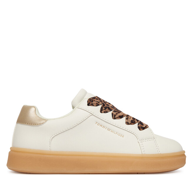 Sneakersy Tommy Hilfiger T1A9-34230-1355X024 S Écru