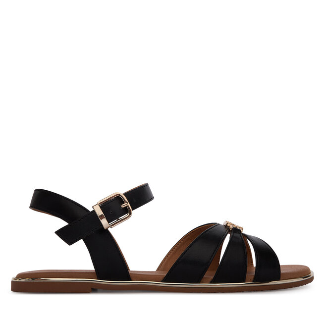 Sandały Tommy Hilfiger T3A2-34280-0326 S Czarny