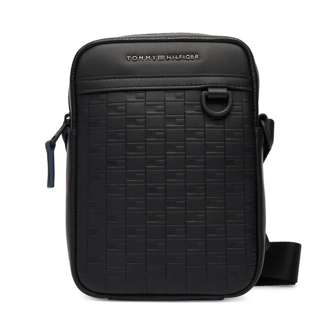 Saszetka Tommy Hilfiger Th Modern Mini Reporter AM0AM14019 Czarny