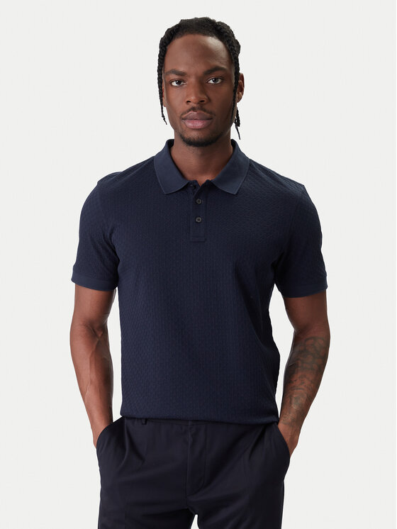JOOP! Polo Roni 10100056 30100501 Granatowy Regular Fit