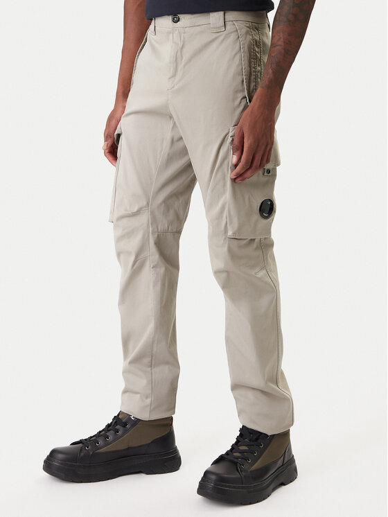 C.P. Company Spodnie materiałowe 20CMPA744A005694G Beżowy Regular Fit