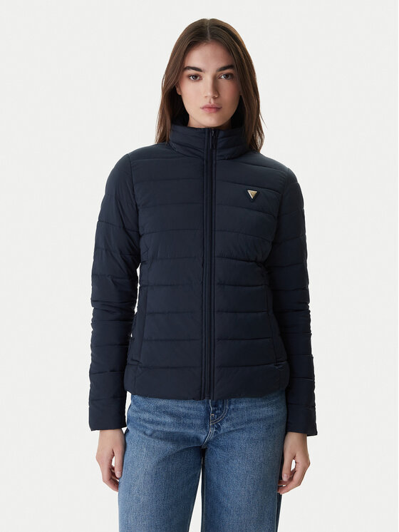 Guess Kurtka przejściowa V4YL04 WF3X0 Granatowy Regular Fit