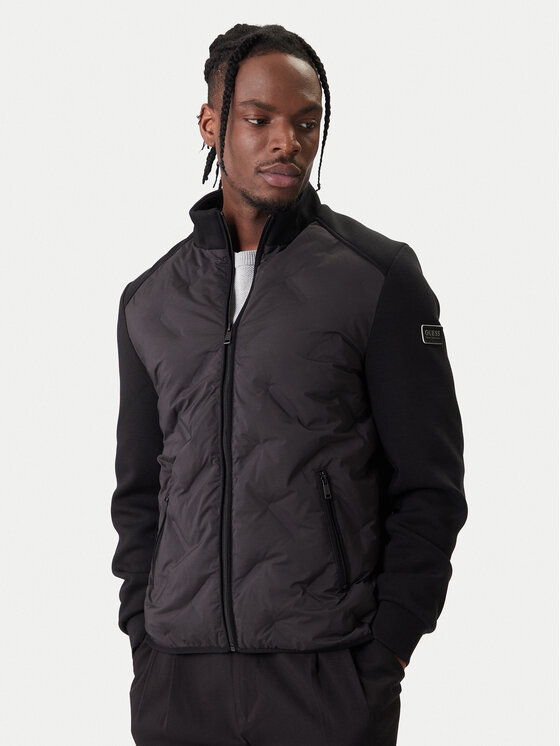 Guess Kurtka przejściowa M6RL10 WJ232 Czarny Regular Fit