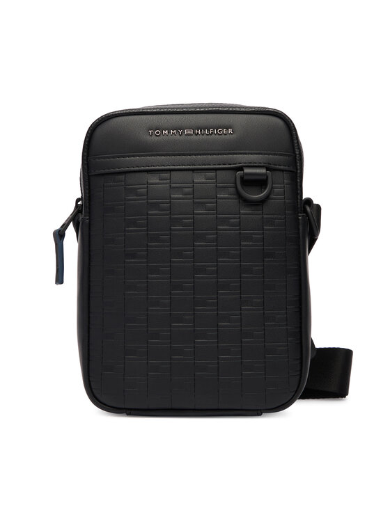 Tommy Hilfiger Saszetka Th Modern Mini Reporter AM0AM14019 Czarny