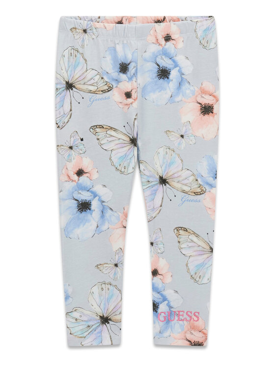Guess Legginsy K6RB04 J1314 Różowy Slim Fit