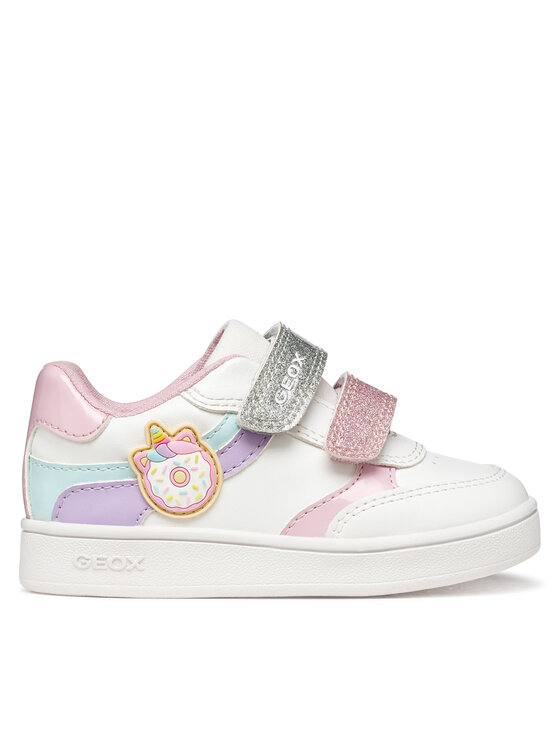 Geox Sneakersy B Eclyper Girl B655MB 000BC C1R8S S Biały