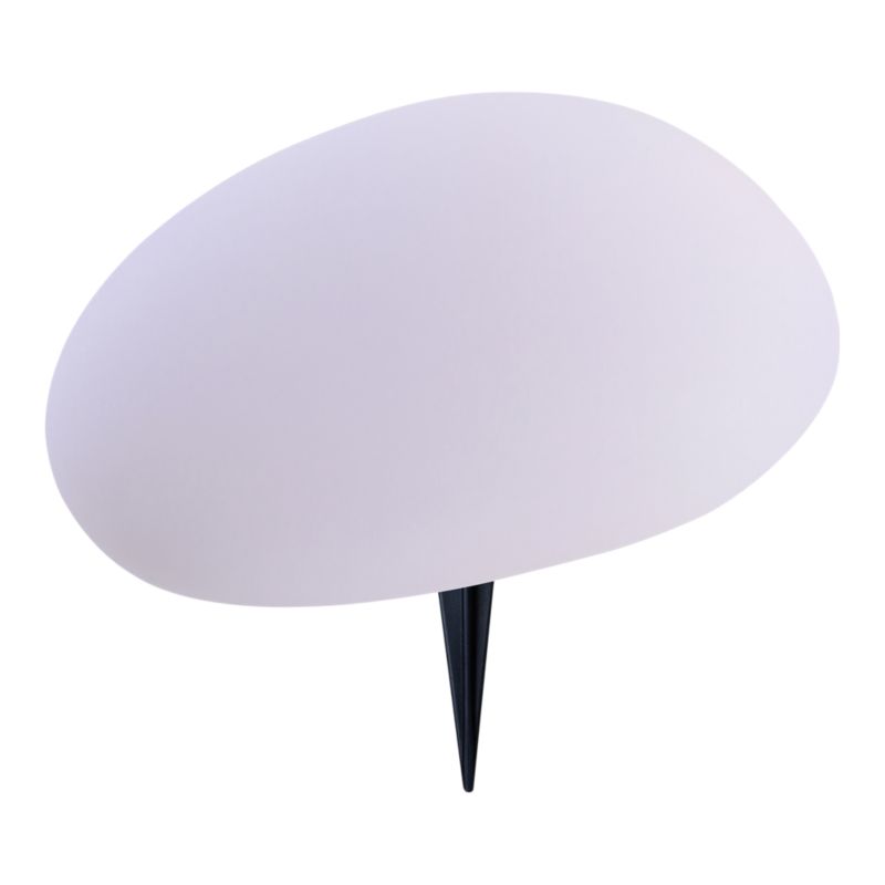 Lampa solarna kamień RGBW IP65 biała M