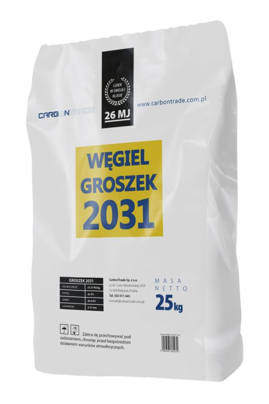 Węgiel groszek Carbontrade 2031 25 kg