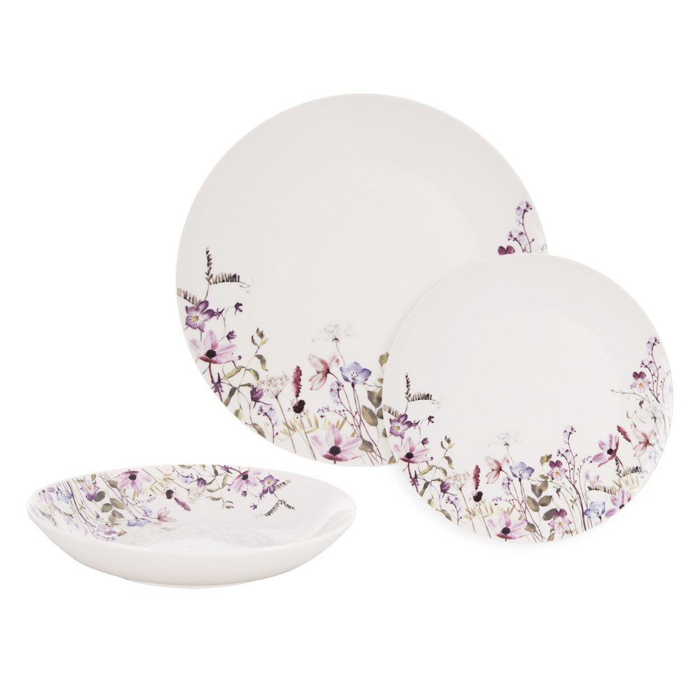 Porcelanowy zestaw talerzy 18 szt. Louka – Orion