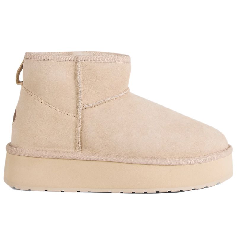 Buty damskie Emu Australia Stinger Micro Flatform 2.0 W13296MACA - beżowe